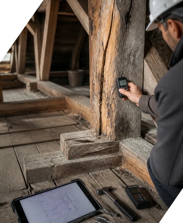 Обследование деревянных конструкций в Кинешме от 5054 р. | ЭкспертизаРоссия